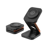 Magnetic Charger Mini: Foldable 3-in-1 Wireless Charger 15W BLACK