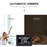 7" Digital Calendar Clock