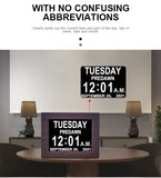 7" Digital Calendar Clock