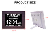 7" Digital Calendar Clock